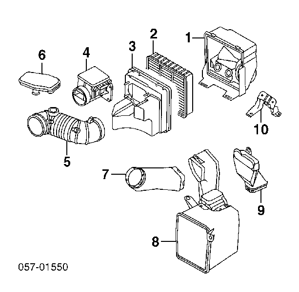 Sensor de fluxo (consumo) de ar, medidor de consumo M.A.F. - (Mass Airflow) Mitsubishi Galant preço, a partir de 149,18 USD
