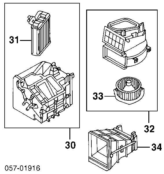 MR146936 Mitsubishi Radiador de forno (de aquecedor)