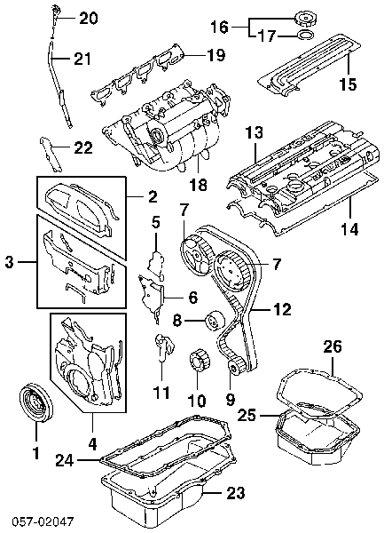 MD970389 Mitsubishi Selante de silicone