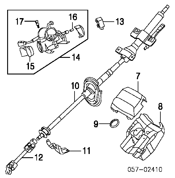 Fecho de ignição para Mitsubishi Pajero III 