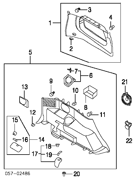 Compre 7181278F00 Suzuki Cápsula (prendedor) de fixação de revestimento da porta