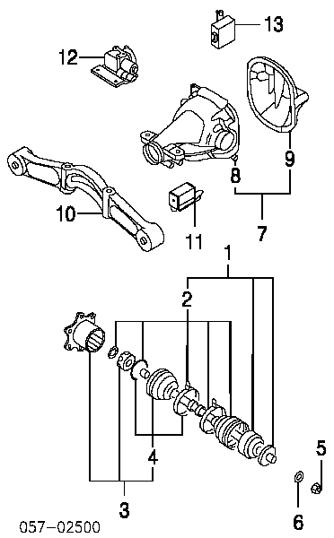 MR953484 Mitsubishi Bomba de ar