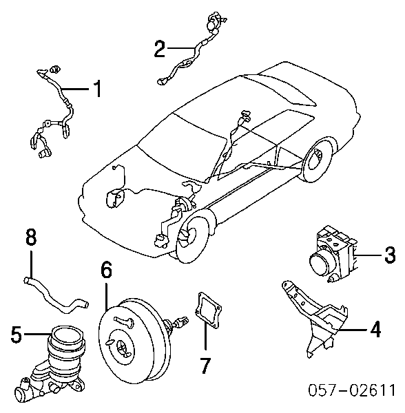 172073 Febi Sensor ABS dianteiro direito