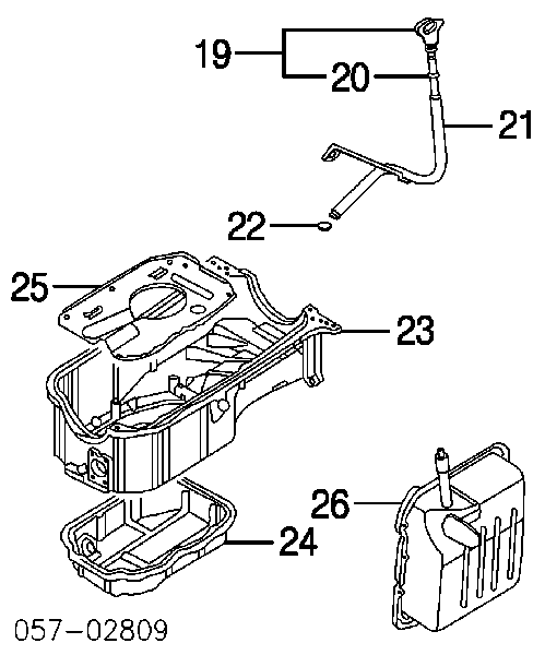 MD317089 Mitsubishi Anel de vedação da guia de sonda do nível de óleo de motor