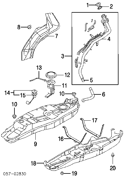 Módulo de bomba de combustível com sensor do nível de combustível Mitsubishi Pajero preço, a partir de 1596,47 USD