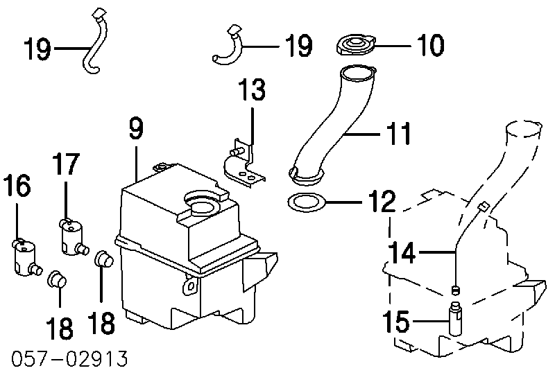 Bomba de motor de fluido para lavador de vidro dianteiro Mitsubishi MR155254 preço, a partir de 22,54 USD