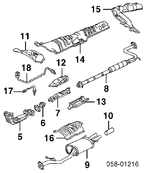 Compre 36531P3FA01 Honda Sonda lambda, sensor de oxigênio