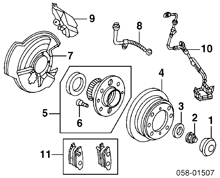 Sapatas do freio traseiras de disco Honda 43022SAAJ50 preço, a partir de 13,76 USD