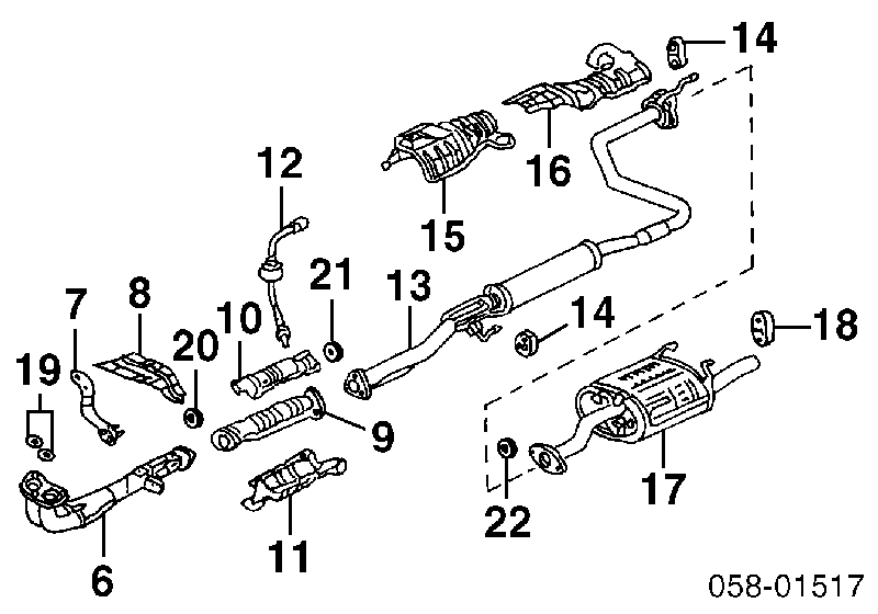5F9Z5F262AA Ford Coxim de fixação do silenciador