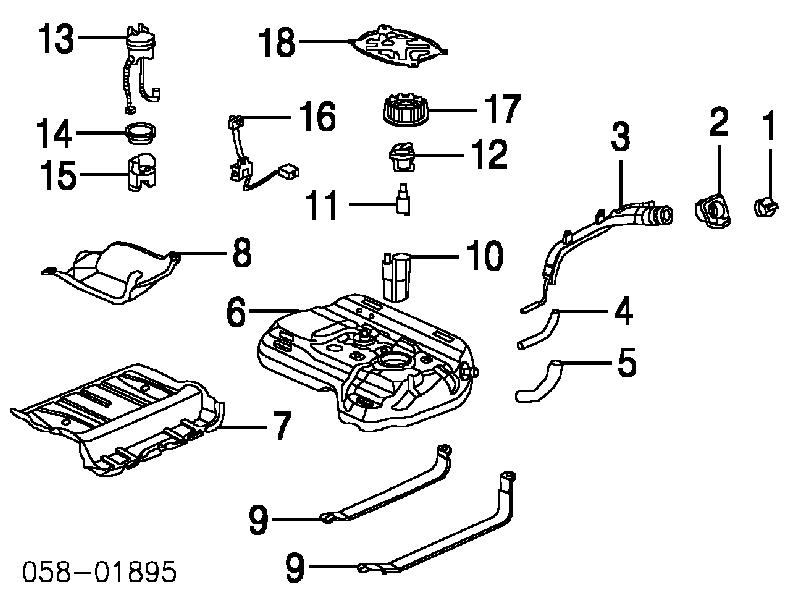 17574S1AE01 Honda 
