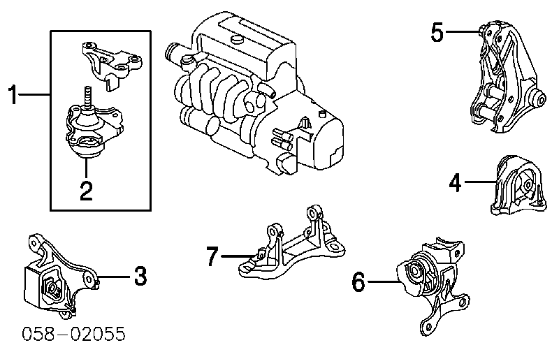 Coxim (suporte) traseiro de motor Metalcaucho 57144 preço, a partir de 34,03 USD