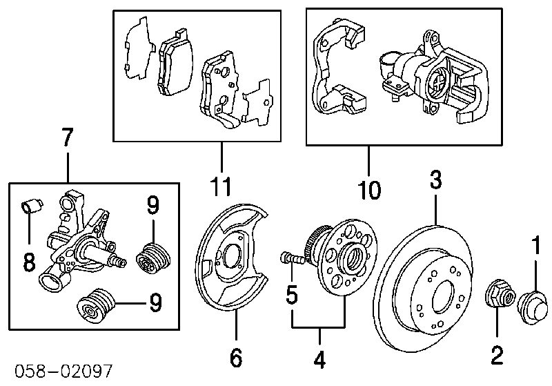 Sapatas do freio traseiras de disco Honda 43022S5AJ00 preço, a partir de 22,28 USD