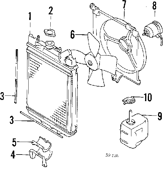 Difusor do radiador de esfriamento, montado com motor e roda de aletas Toyota 1636374250 preço, a partir de 66,40 USD