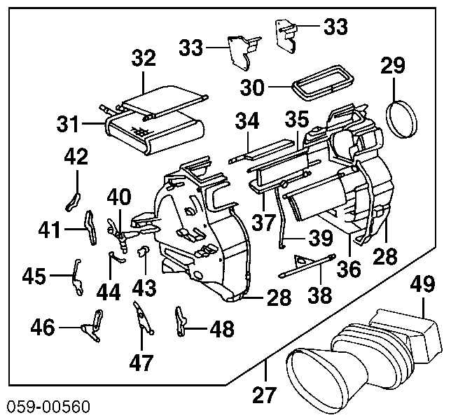 7461060G10 Suzuki Cano derivado de ar