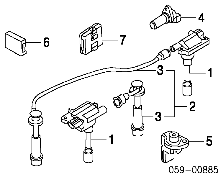 133947 Hitachi Bobina de ignição