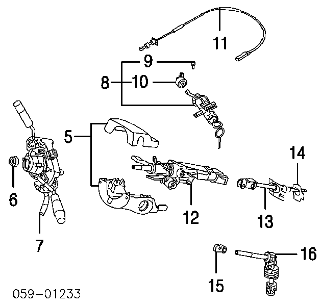 Coluna da direção para Suzuki Grand Vitara  FT, HT
