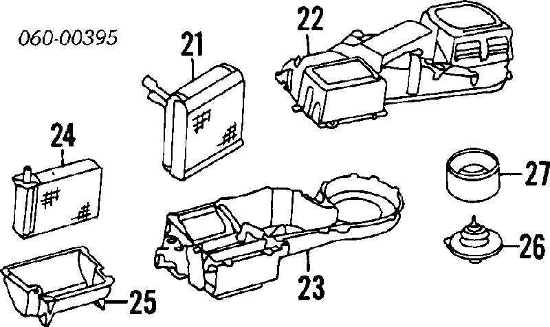 9712333000 Hyundai/Kia Radiador de forno (de aquecedor)