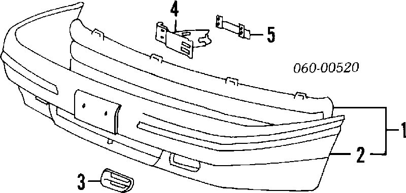 8651034050 Hyundai/Kia Pára-choque dianteiro