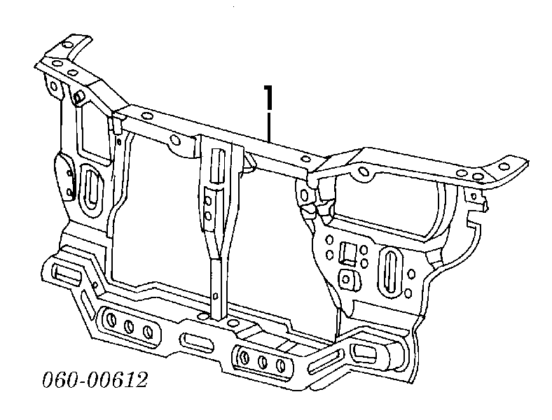Compre Suporte do radiador montado (painel de montagem de fixação das luzes) Hyundai Accent 1
