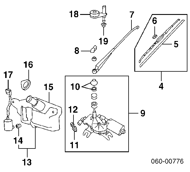 Bomba de motor de fluido para lavador de vidro dianteiro/traseiro Suzuki 0602101480 preço, a partir de 6,86 USD
