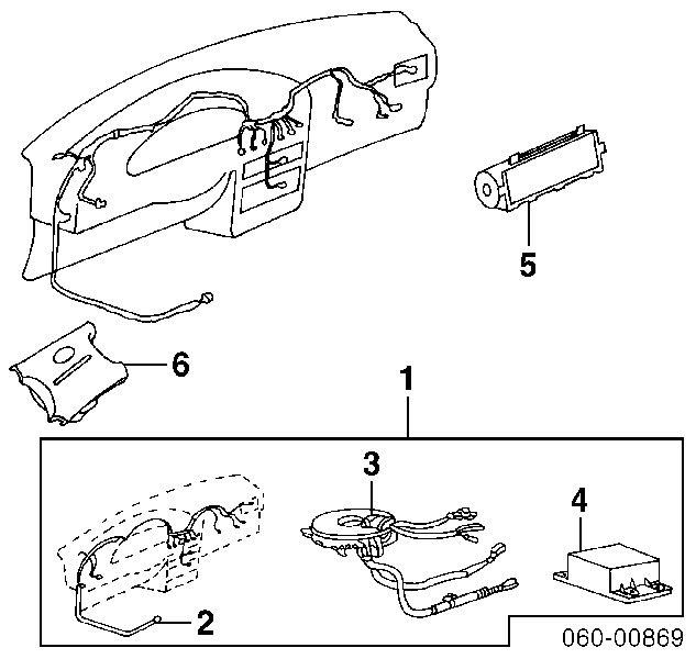 Anel AIRBAG de contato, cabo plano do volante para Hyundai Sonata III 