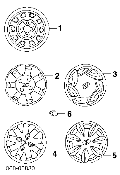 5295028000 Hyundai/Kia Porca de roda