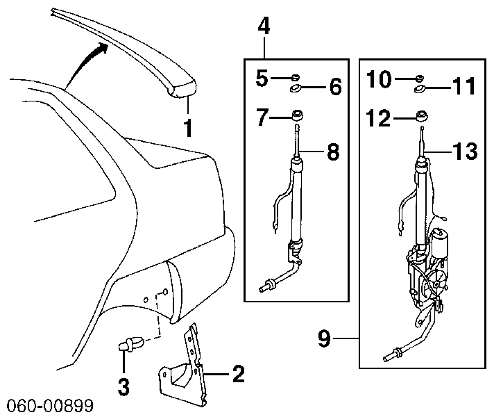 Compre Antena Hyundai Sonata 3