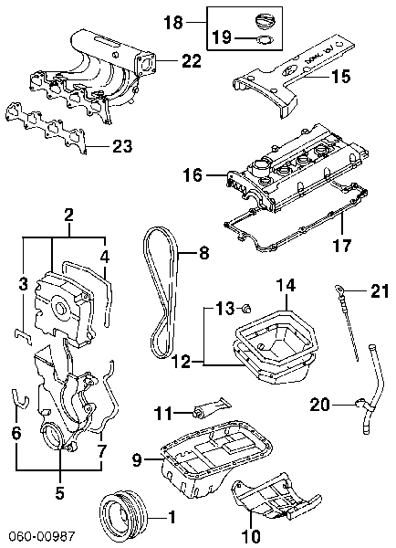 130282J685 Nissan/Infiniti Correia do mecanismo de distribuição de gás
