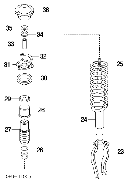 5461138701 Hyundai/Kia Amortecedor dianteiro