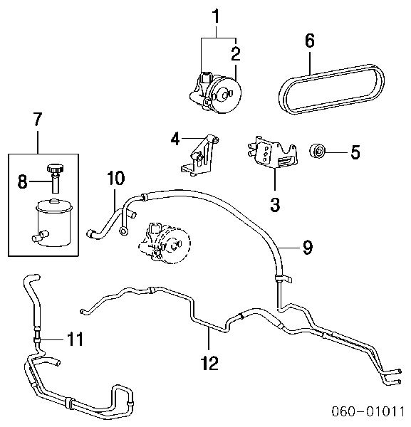 5710038000 Hyundai/Kia Bomba da Direção hidrâulica assistida