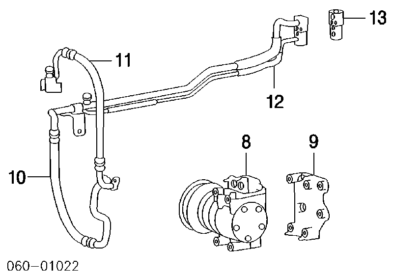 9770138171 Hyundai/Kia Compressor de aparelho de ar condicionado