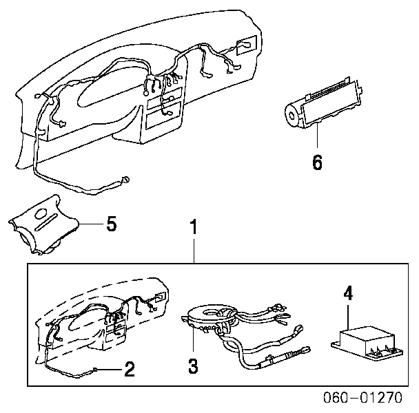 Compre EASHY011 NTY Anel AIRBAG de contato, cabo plano do volante