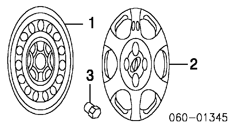 529602D300 Hyundai/Kia Coberta de disco de roda