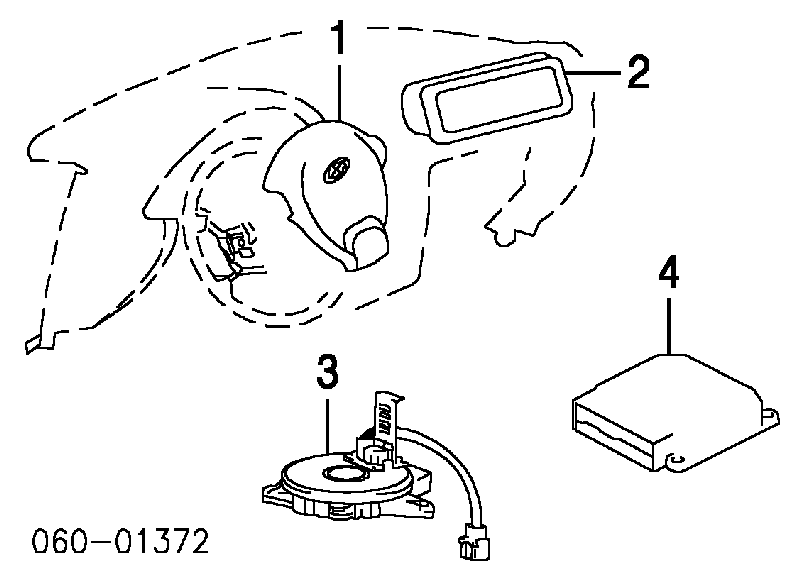 9349026000 Hyundai/Kia Anel AIRBAG de contato, cabo plano do volante