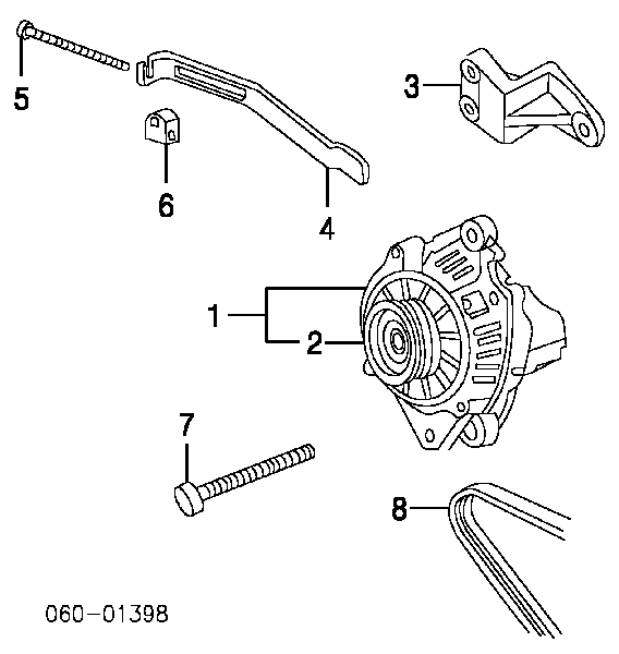 3730023600AT Hyundai/Kia Gerador