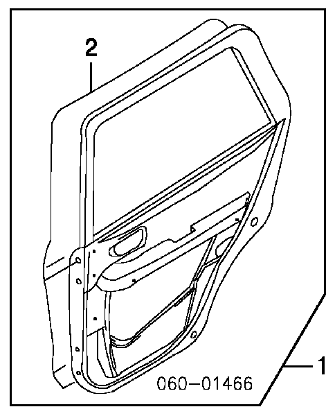 7700426110 Hyundai/Kia Porta traseira direita
