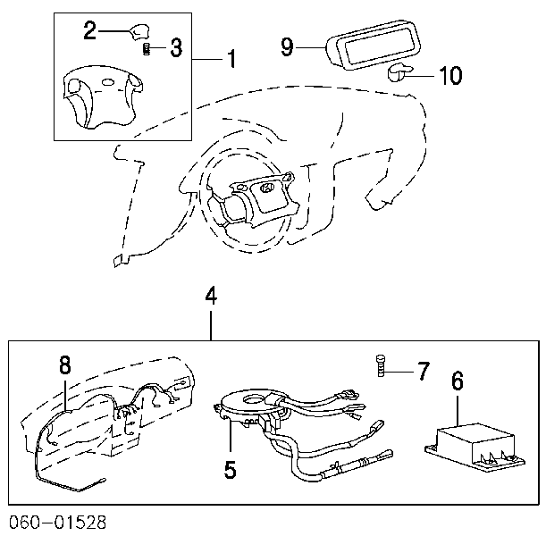 9349029011 Hyundai/Kia Anel AIRBAG de contato, cabo plano do volante