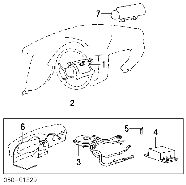 934902D000 Hyundai/Kia Anel AIRBAG de contato, cabo plano do volante