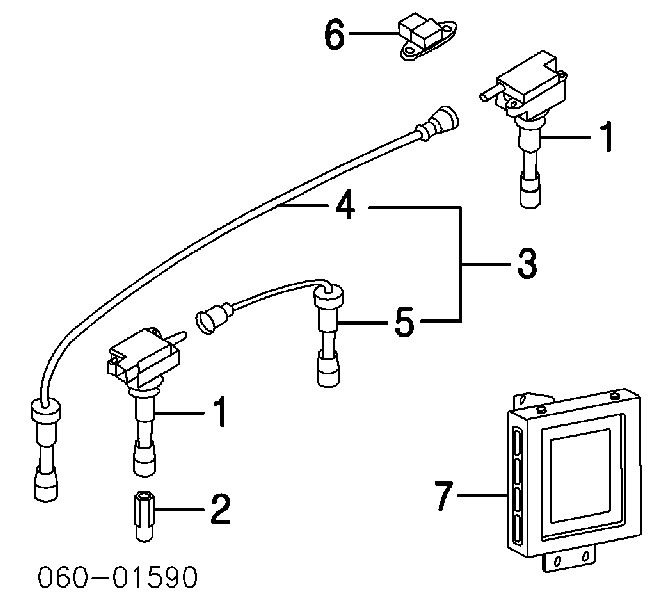 Compre ADG01625 Blue Print Fios de alta voltagem, kit