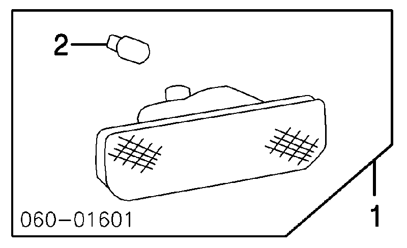 Lanterna da luz de fundo de matrícula traseira para Hyundai Sonata IV EU4