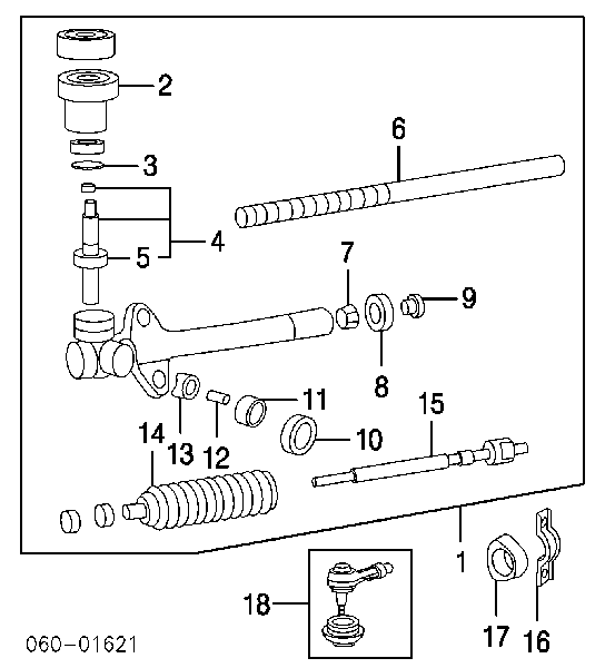 5654025000 Hyundai/Kia Tração de direção