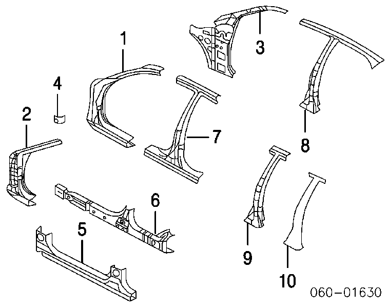 Acesso externo direito para Hyundai Accent II LC