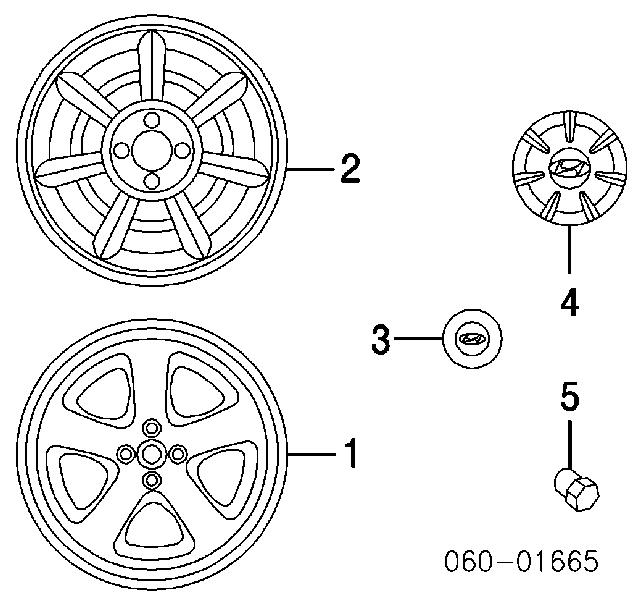 5291027700 Hyundai/Kia Discos de roda de aleação ligeira (de aleação ligeira, de titânio)