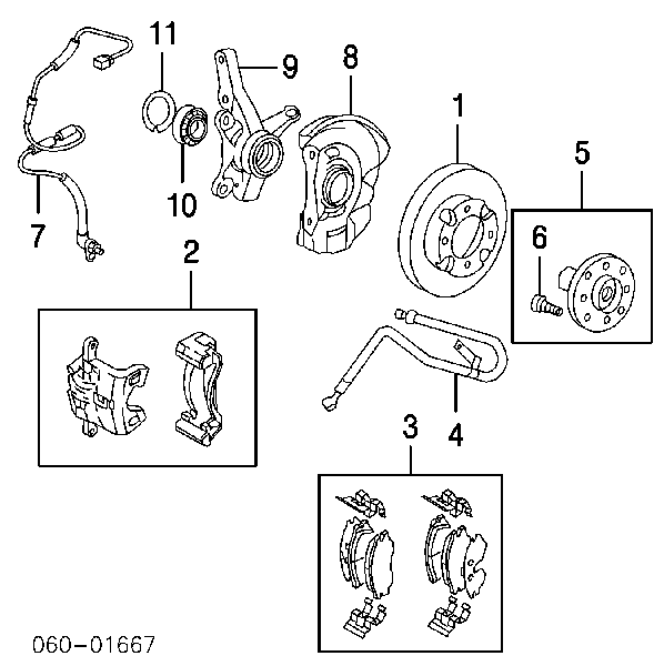 Sapatas do freio dianteiras de disco Hyundai/Kia 5810117A00 preço, a partir de 29,98 USD