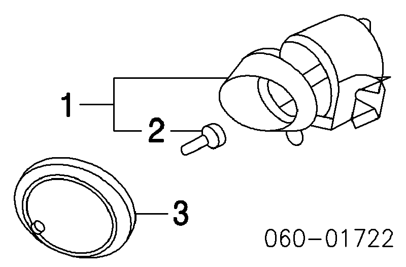 922022C000 Hyundai/Kia Luzes de nevoeiro direitas