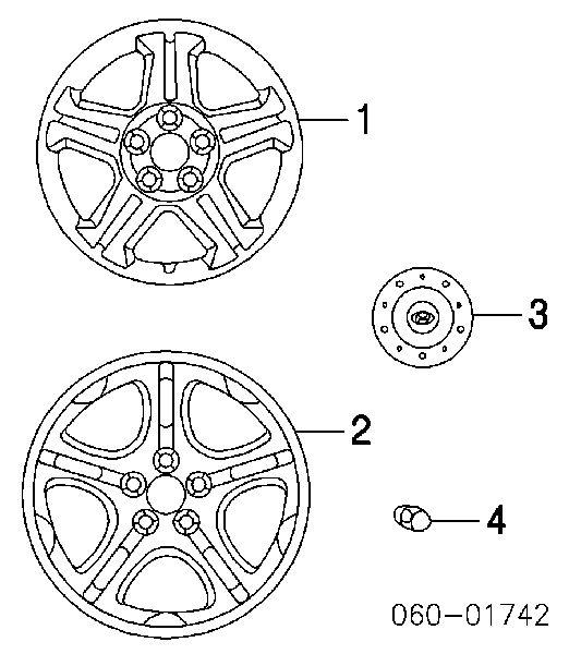 5295111210 Hyundai/Kia Porca de roda