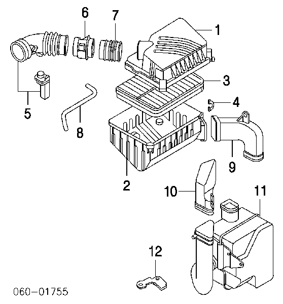 Sensor de fluxo (consumo) de ar, medidor de consumo M.A.F. - (Mass Airflow) Hyundai/Kia 2816437200 preço, a partir de 80,61 USD