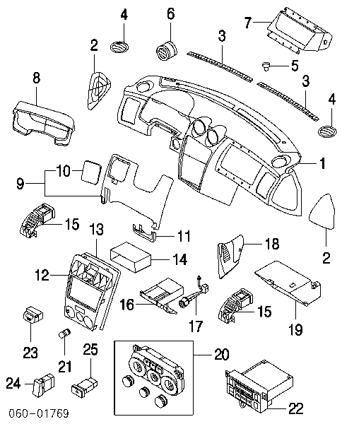 937902C000 Hyundai/Kia Botão de ativação do sinal de emergência