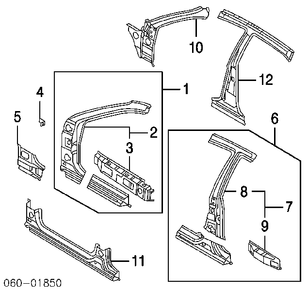 Acesso externo direito para Hyundai Sonata IV EU4