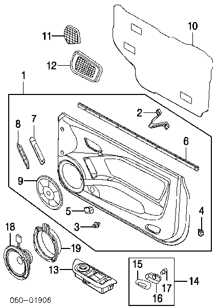 Cápsula (prendedor) de fixação de revestimento da porta Hyundai/Kia 8231538000 preço, a partir de 1,04 USD